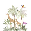 Noordwand Kids Walls Fotobehang giraffen en tropische vogels - 45884 Noordwand Kids Walls Fotobehang giraffen en tropische vogels - 45884