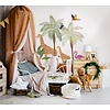 Noordwand Kids Walls Fotobehang giraffen en tropische vogels - 45884 Noordwand Kids Walls Fotobehang giraffen en tropische vogels - 45884