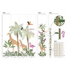 Noordwand Kids Walls Fotobehang giraffen en tropische vogels - 45884 Noordwand Kids Walls Fotobehang giraffen en tropische vogels - 45884