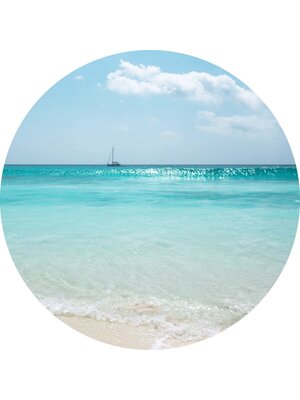 Noordwand Komar Dots Behangcirkel Lagoon - D1-082 Noordwand Komar Dots Behangcirkel Lagoon - D1-082