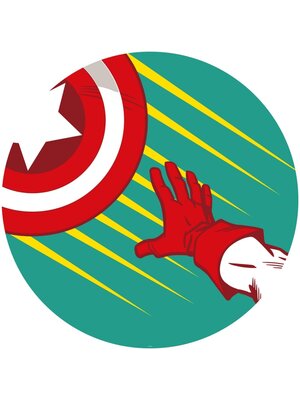 Noordwand Komar Dots Behangcirkel Marvel - Avengers - Captain's Shield Pop Art - DD1-055 Noordwand Komar Dots Behangcirkel Marvel - Avengers - Captain's Shield Pop Art - DD1-055