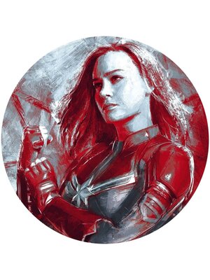 Noordwand Komar Dots Behangcirkel Marvel - Avengers - Painting Captain Marvel - DD1-046 Noordwand Komar Dots Behangcirkel Marvel - Avengers - Painting Captain Marvel - DD1-046