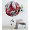 Noordwand Komar Dots Behangcirkel Marvel - Avengers - Painting Captain Marvel - DD1-046