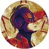 Noordwand Komar Dots Behangcirkel Marvel - Avengers - Painting Captain Marvel Helmet - DD1-054 Noordwand Komar Dots Behangcirkel Marvel - Avengers - Painting Captain Marvel Helmet - DD1-054
