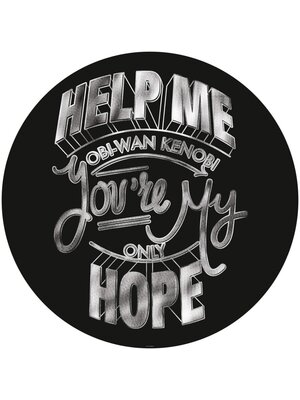 Noordwand Komar Dots Behangcirkel Star Wars - Help Me Obi Wan - DD1-023