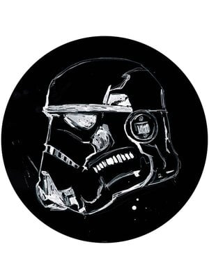 Noordwand Komar Dots Behangcirkel Star Wars - Ink Stormtrooper - DD1-022
