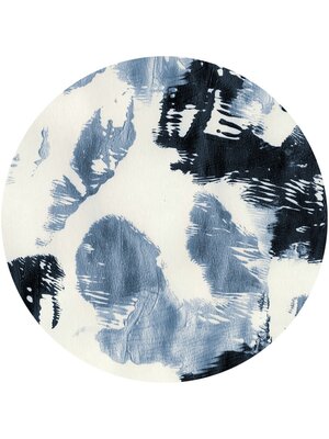 Komar Dots; Komar Home Behangcirkel Arty Blue - D1-044