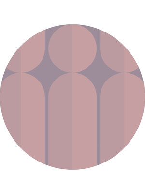 Komar Dots; Komar Home Behangcirkel Bauhaus Fusion - D1-003