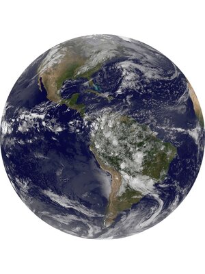 Komar Dots; Komar Home Behangcirkel Earth - D1-016