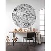 Komar Dots; Komar Home Behangcirkel Echeveria - D1-046