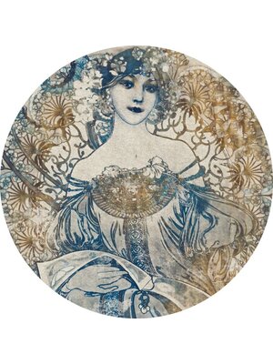 Komar Dots; Komar Home Behangcirkel Goddess - D1-042