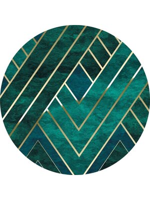 Komar Dots; Komar Home Behangcirkel Jade - D1-022