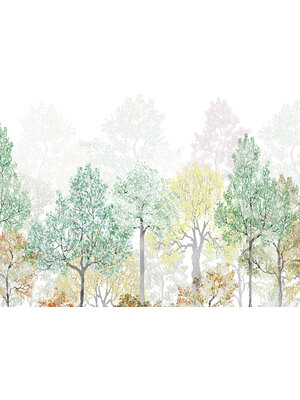 Komar Flair Fotobehang Bright Rainbow - FLX7-027