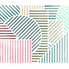 Komar Flair Fotobehang Jeux de Lignes Bonbon - FLX6-039