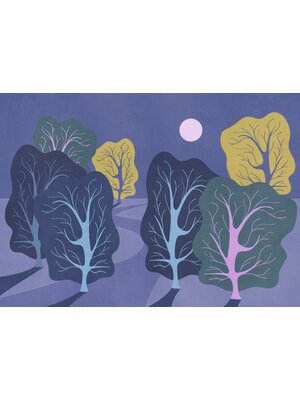 Komar Flair Fotobehang Purple Nights - FLX7-017