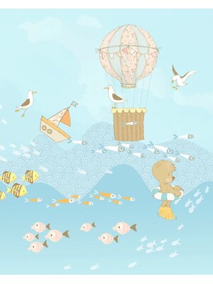 Komar Home Fotobehang Wavy Venture - X4-1006