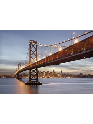 Komar Home; Komar Colours Fotobehang Bay Bridge - 8-733
