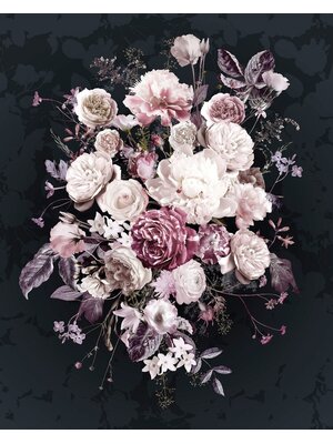 Komar Home; Komar Colours Fotobehang Bouquet Noir - X4-1018