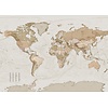 Komar Home; Komar Colours Fotobehang Earth Map - X7-1015