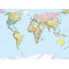 Komar Home; Komar Colours Fotobehang World Map - 4-050