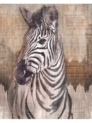 Komar Home; Komar Colours Fotobehang Zebra - X4-1010
