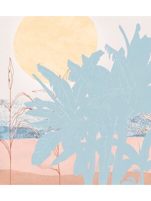 Noordwand Komar Ink Fotobehang Banana Leaves - INX5-019