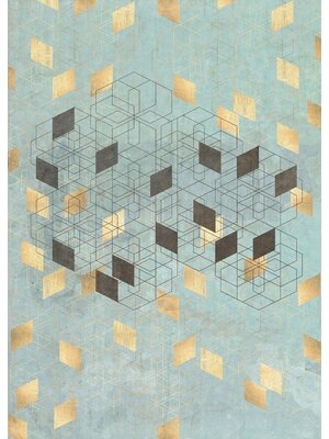 Noordwand Komar Ink Fotobehang Plaqué Or - INX4-049