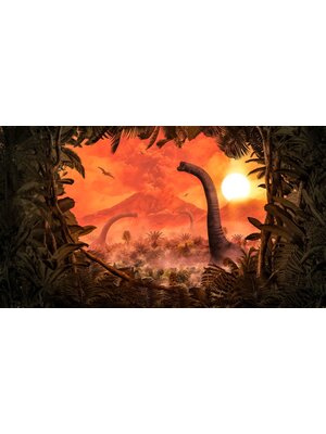 Komar Into Adventure Fotobehang Brachiosaurus Panorama - IAX10-0021