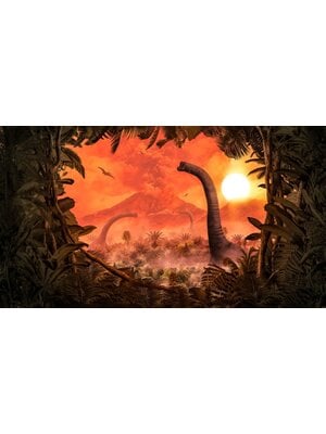 Noordwand Komar Into Adventure Fotobehang Brachiosaurus Panorama - IAX10-0021 Noordwand Komar Into Adventure Fotobehang Brachiosaurus Panorama - IAX10-0021