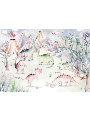 Komar Into Adventure Fotobehang Dino Playground - IAX8-0037