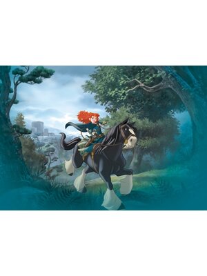 Noordwand Komar Into Adventure Fotobehang Disney - Merida Riding - IADX8-002 Noordwand Komar Into Adventure Fotobehang Disney - Merida Riding - IADX8-002