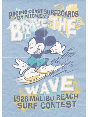 Komar Into Adventure Fotobehang Disney - Mickey Mouse - Brave the Wave - IADX4-014