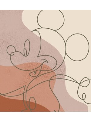 Komar Into Adventure Fotobehang Disney - Mickey Mouse - Line Drawing - IADX5-046
