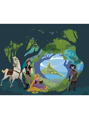 Komar Into Adventure Fotobehang Disney Princess - Rapunzel Tangled - IADX7-001