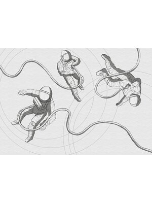 Komar Into Adventure Fotobehang Extraordinary Astronauts - IAX8-0015