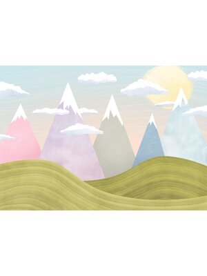 Noordwand Komar Into Adventure Fotobehang Hilltops - IAX8-0032 Noordwand Komar Into Adventure Fotobehang Hilltops - IAX8-0032