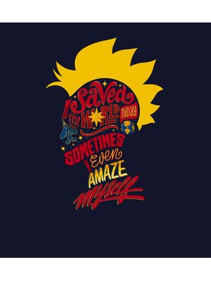 Komar Into Adventure Fotobehang Marvel - Captain Marvel saves the World - IADX5-063