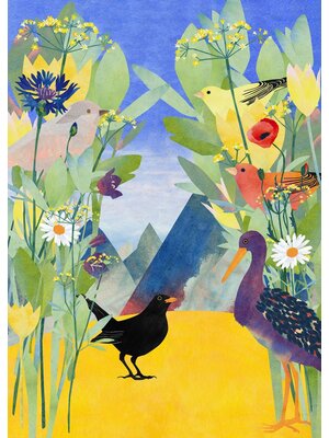 Komar Into Adventure Fotobehang Twittering - IAX4-0001