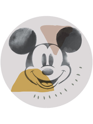Komar Into Adventure; Komar Dots Behangcirkel Disney - Mickey Mouse - Abstract - DD1-039