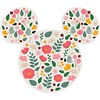 Komar Into Adventure; Komar Dots Behangcirkel Disney - Mickey Mouse - Head Wildflowers - DD1-013
