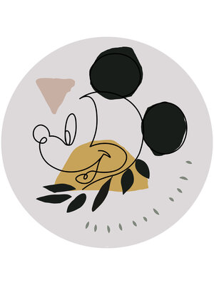 Komar Into Adventure; Komar Dots Behangcirkel Disney - Mickey Mouse - Modern Art - DD1-043