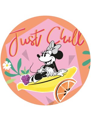 Komar Into Adventure; Komar Dots Behangcirkel Disney - Minnie Mouse - Chill - DD1-018
