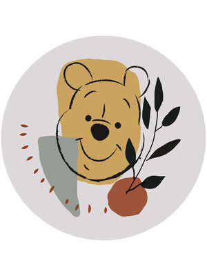 Komar Into Adventure; Komar Dots Behangcirkel Disney - Winnie the Pooh - Smile - DD1-035