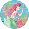 Komar Into Adventure; Komar Dots Behangcirkel Disney Princess - Ariel - Seahorses - DD1-016