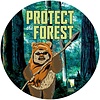 Komar Into Adventure; Komar Dots Behangcirkel Star Wars - Protect the Forest - DD1-015