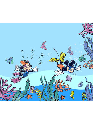 Komar Into Wonderland Fotobehang Disney - Mickey & Minnie Coral Reef - IADX6-105