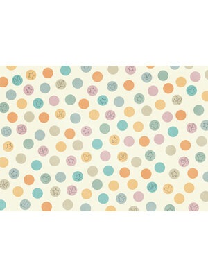 Komar Into Wonderland Fotobehang Disney - Pastel Confetti - IADX8-122