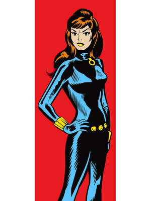 Komar Into Wonderland Fotobehang Marvel PowerUp Widow - DX2-150