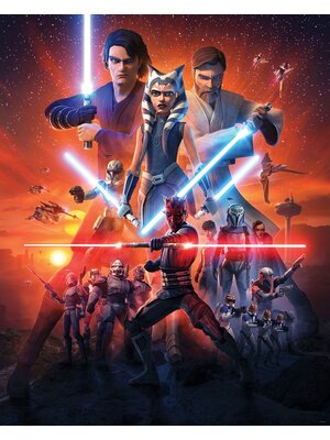 Komar Into Wonderland Fotobehang Stars Wars Clone Wars Mission - IADX4-101