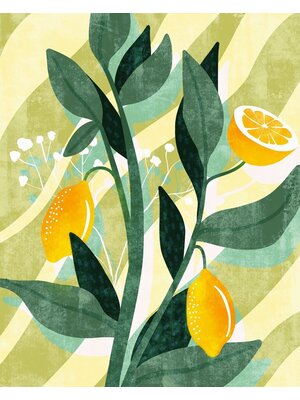 Komar Le Jardin Fotobehang Lemon Fresh - LJX4-015